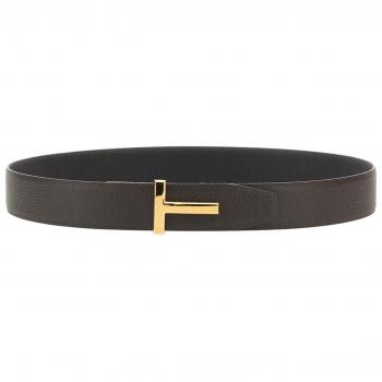 Brown Tom Ford Leather Belt – Size 90