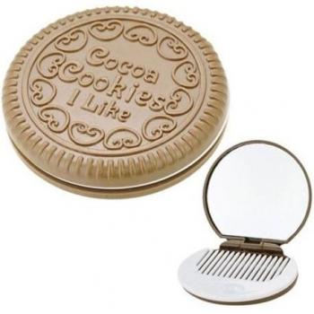Mini miroir de maquillage compact