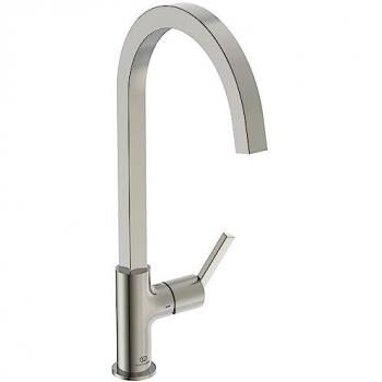 Ideal Standard Grifo Cuadrado Gusto Gris Tormenta – Elegancia Culinaria
