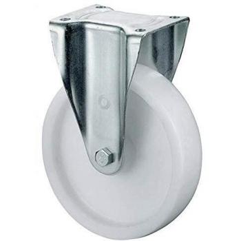 Roulette de charge lourde D.125 mm – plaque de fixation L105×B85 mm, 300 kg