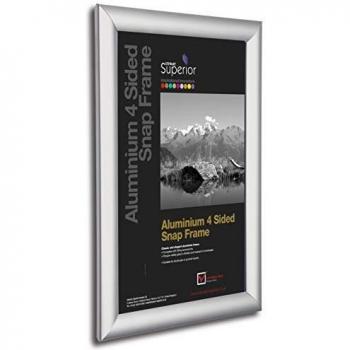 Stewart Superior Wall Mountable Snap Frame A5 210mm x 12mm x 260mm Silver