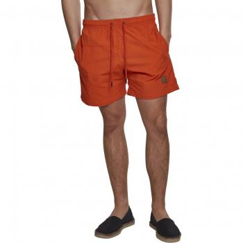 Urban Classics Herren Badehose Block Swim Shorts rostorange L