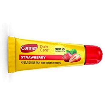 Carmex Strawberry Lip Balm Tube, 10g