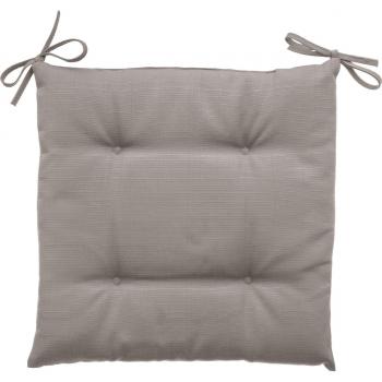 Galette de chaise matelassée KORAI taupe 40 x 40 cm