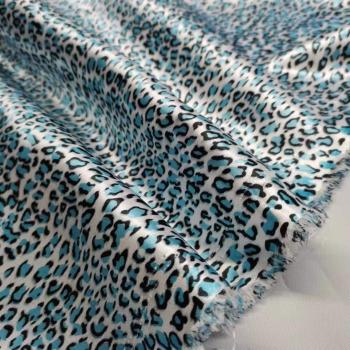 Charmeuse Leopard Print Fabric Ribbon