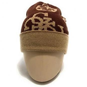 Beanie Logo Marrone Oro AW8508WOL01
