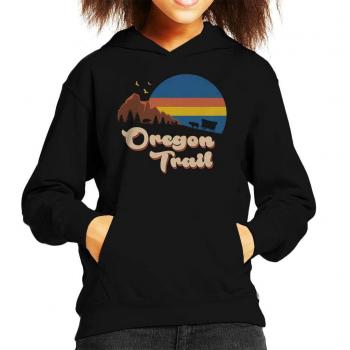 Kids' Retro Cloud City 7 Oregon Trail Hoodie, Black