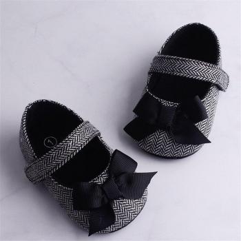 Toddler Girls Bowknot Soft Sole Sneakers