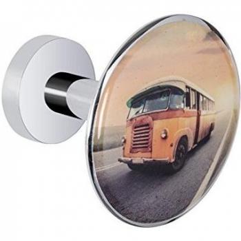 WENKO 50425100 Zinkdruckguss-Wandhaken „Bus“ – 6×5×6 cm