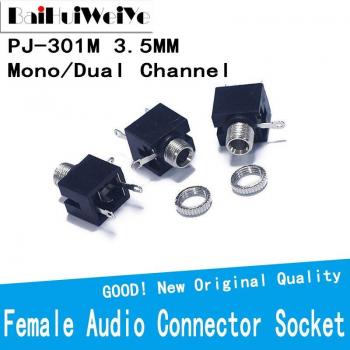 Conector de Audio 3,5mm Hembra Doble Canal
