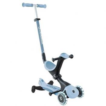Trottinette Globber Go‑Up Deluxe Lights 3 Roues – Bleu Cassis