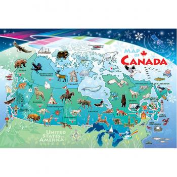 Cobblehill 58894: 35‑Karten Puzzle für Kanada‑Fans