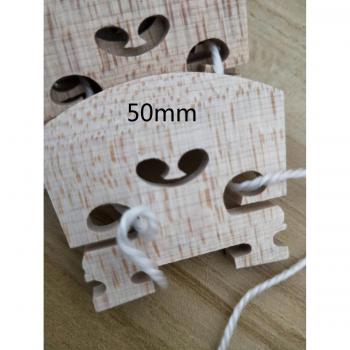 2 Pieces Premium Viola Bridges 46mm 48mm 50mm Aged Maple