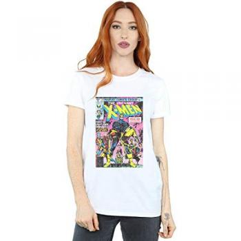 Marvel Ladies X‑Men Final Phoenix Boyfriend Tee, XL, White