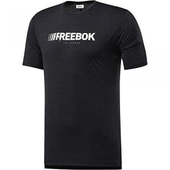 Reebok Herren TS AC Graphic Move Sportshirt Q2 – Schwarz – S