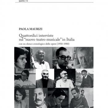 Quattordici interviste sul «Nuovo teatro musicale» in Italia. Con un elenco cronologico delle opere