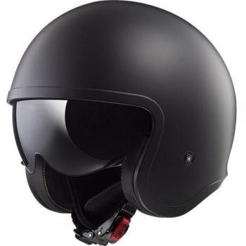 LS2 Casco Jet Spitfire OF599 Color Negro Mate