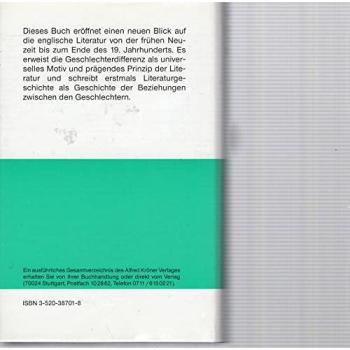 Englische Literaturgeschichte: Eine neue Darstellung aus der Sicht der Geschlechterforschung