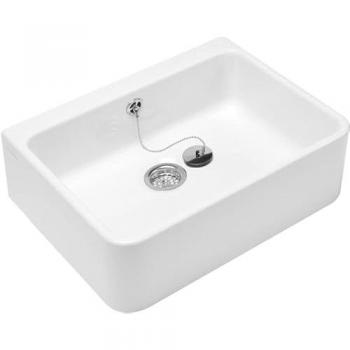 Villeroy & Boch Omnia Pro Évier avec trop plein 49.5x40x17cm céramique Blanc CeramicPlus