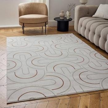 Terracotta Arch Design Area Rug by Carmel, 48 x 67