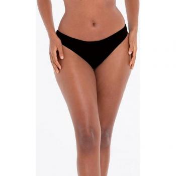 Rosa Faia Damen Bikini-Hose Pure Bottom Schwarz
