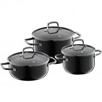 WMF Topf-Set Fusiontec Essential, 3-teilig, kratzfest