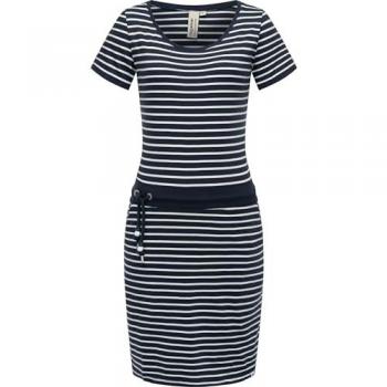 Abito Ragwear Baomi Nero e Bianco (Stile Navy)