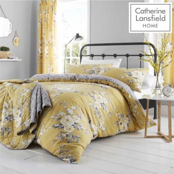 Canterbury Floral Duvet Bedset – Ochre