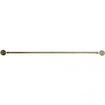 Bastone per tende DKD Home Decor crema alluminio dorato