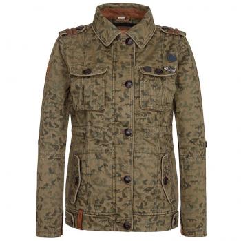Naketano Frau Jacke „Spreche deine Geschichte“ – Musik Oliven, XL