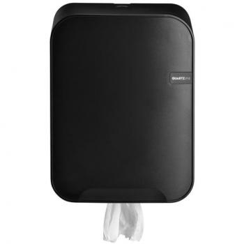 Poetspapierdispenser QuartzLine Q16 midi zwart