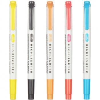 4-Piece Fluorescent Highlighter Marker Set