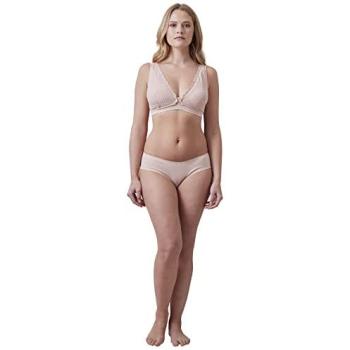 Bandelette de soutien de maternité en dentelle rose nude VERTBAUDET