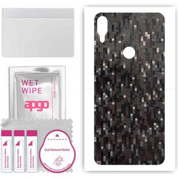 Sticker de Protección de Carbono Negro para Asus Zenfone Max Pro (M1) ZB601KL ZB602K