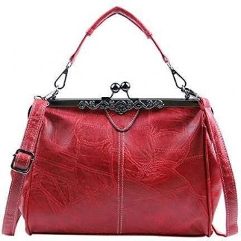 Sac à bandoulière rétro LUI SUI en Cuir PU