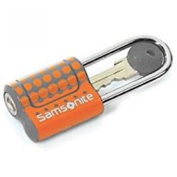 Samsonite Koffersicherung 2er Pack mit Schlüssel, orange Punkte, 45574