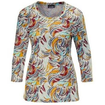 T-shirt à motifs éclatants