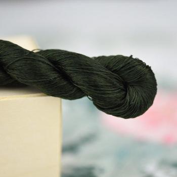 400m Seidenstickgarn für Kreuzstich, Handstickerei, Trockene Grüne Serie, 7 Reine Farben