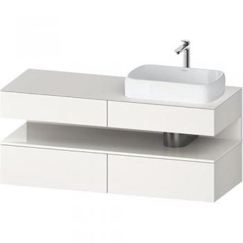 Qatego Meuble sous-lavabo, design moderne, 2 tiroirs
