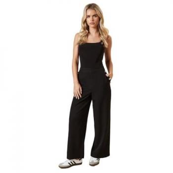 Womens Tailored Wide Leg Trousers