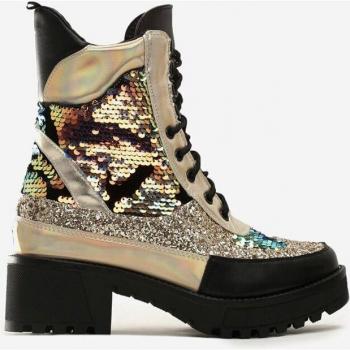 Fujin Botas Cordón Plata