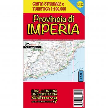 Provincia di Imperia. Carta stradale 1:100.000