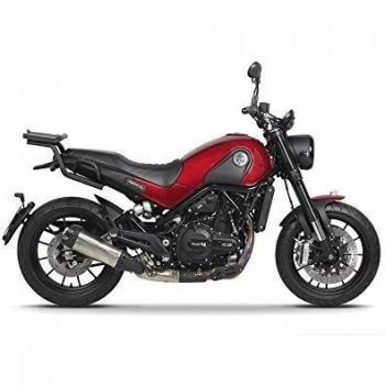 Portapacchi per bauletto moto SHAD Top Master Benelli Leoncino 502, attacco posteriore specifico, colore nero