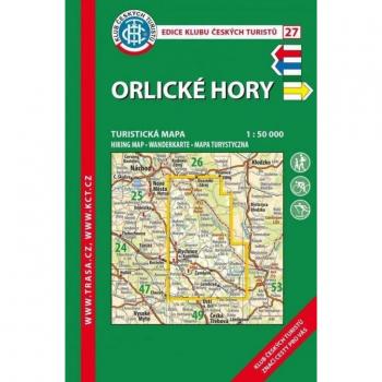 KÄT 27 OrlickÃ© hory 1:50 000 TuristickÃ¡ mapa