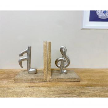 Set of Musical Note Bookends