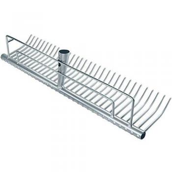 Magni Rastrello Idealspaten 66456000 per prato con 2 montanti paralleli, argento, 40 × 25 × 15 cm