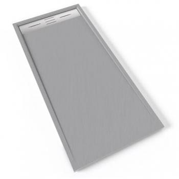 Receveur de douche en inox 70x150 cm Gris effet Ardoise SANIVERRE