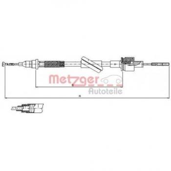 Dispositif de tirette à câble METZGER 10.2445 – Embrayage
