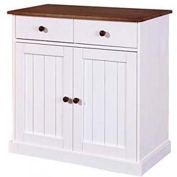 Inter Link Commode WESTERLAND 3.2 Blanc Bois massif