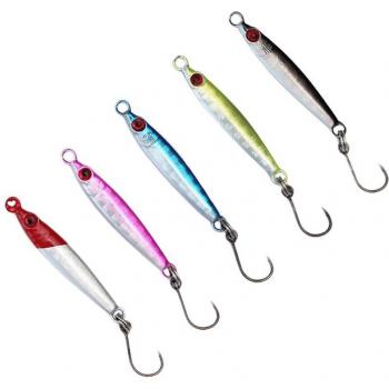 5 Pcs Hard Metal Jig Spoon Lure 3G/3.4Cm for Shore Fishing